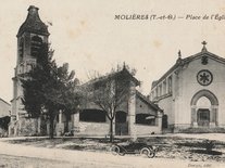 Place de l’Église, photo prise avant 1923