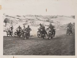 1er Moto-Cross National de Molières 18 Septembre 1955 Photo du circuit de motos cross de Molières