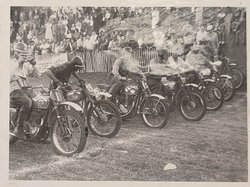 Premier Moto-Cross National de Molières 18 Septembre 1955 Photo du circuit de motos cross de Molières