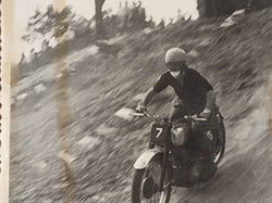 2ème Moto-Cross National de Molières 16 septembre 1956 photo du circuit de moto-cross de Molières