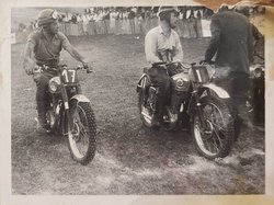 1er Moto-Cross National de Molières 18 Septembre 1955 Photo du circuit de moto-cross de Molières