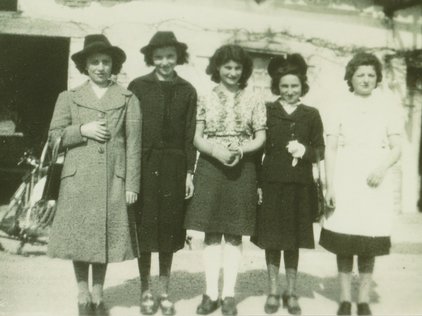 Espanel, groupe de théâtre en 1943 Photo d'un groupe de théâtre
