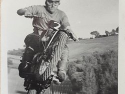1er Moto-Cross National de Molières 18 Septembre 1955 Photo du circuit de motos cross de Molières