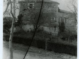Chateau d'Espanel, avant la surélévation de la tour, AD082