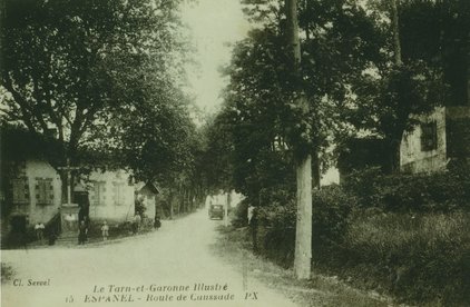 Espanel route de Caussade Carte Postale d'Espanel route de Caussade