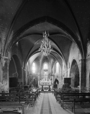 Intérieur de l’église paroissiale de Sainte-Amans, Jean-François Peiré © Inventaire général Région Occitanie photo de l'intérieur d'une église