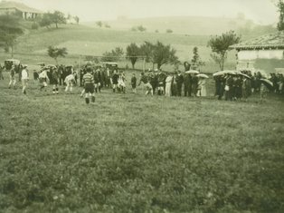 Match de foot de 1936 Photo de match de foot de Sainte-Arthémie 1936