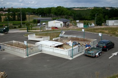 illustration pour les déchets