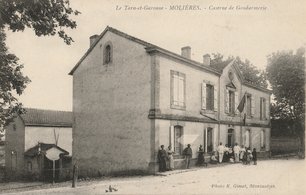 Gendarmerie de Molières Carte postale de la gendarmerie de Molières