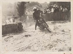 2ème Moto-Cross National de Molières 16 septembre 1956 photo du circuit de moto-cross de molières